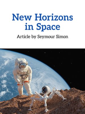 cover image of New Horizons in Space